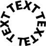 Text Brush Logo
